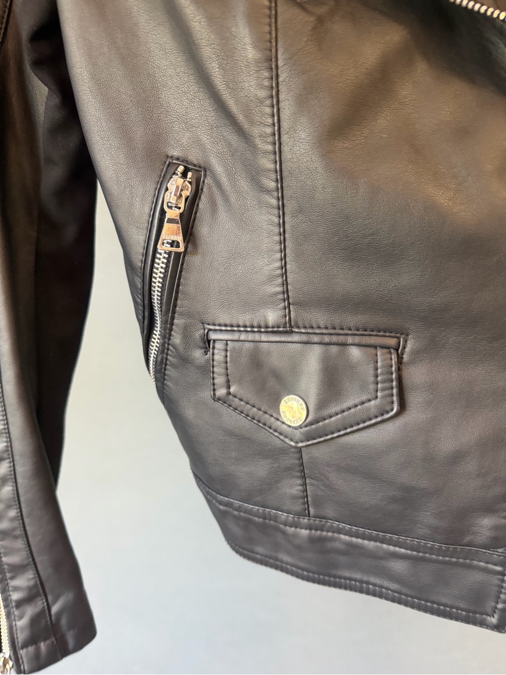 Express Black Moto Jacket Xs Nwot Express Jacket Express Quilted Moto Jacket View 3